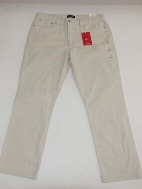 Lucky Brand Men's 223 Straight Sateen Stretch Jeans Size 38 x 32 NWT Beige Pants